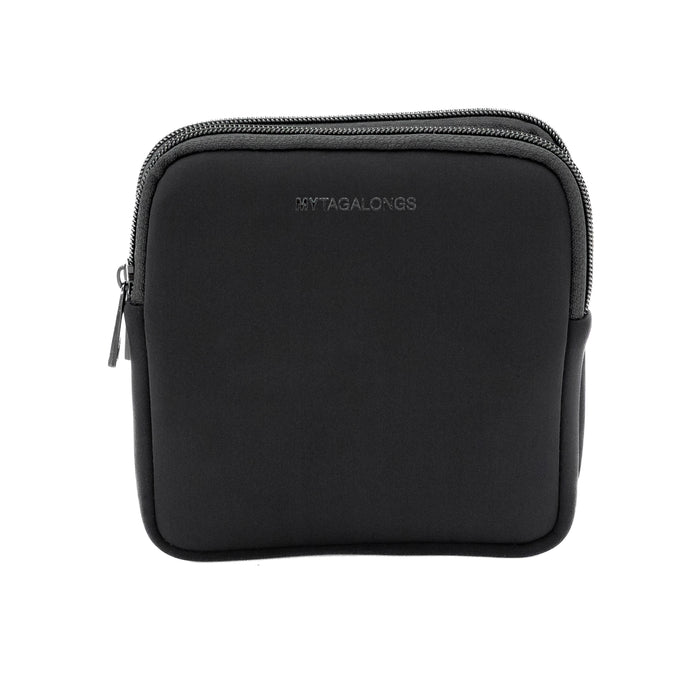 black double detachable tech pouch