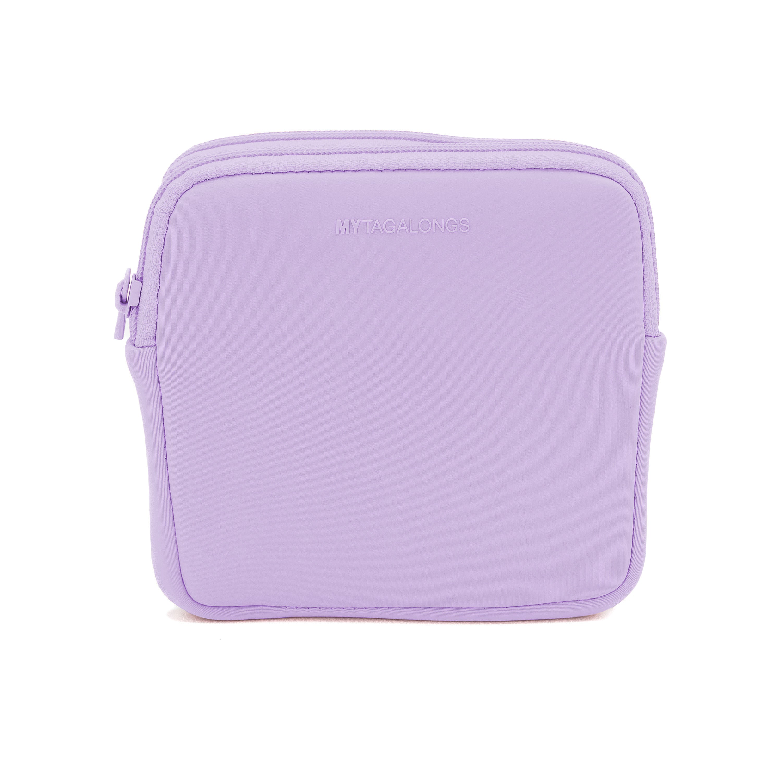 purple lilac double detachable tech pouch