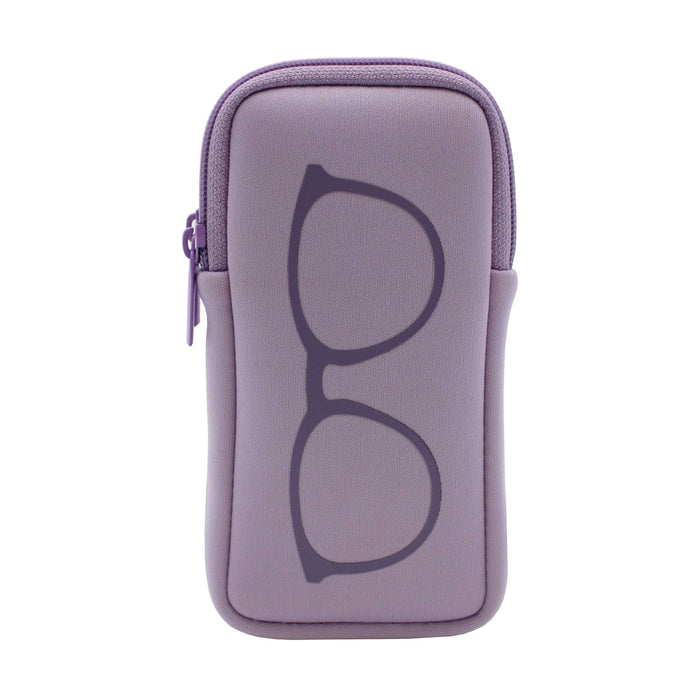 DOUBLE EYEGLASS CASE - LILAC