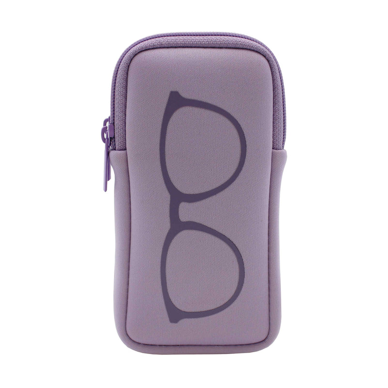 DOUBLE EYEGLASS CASE - LILAC