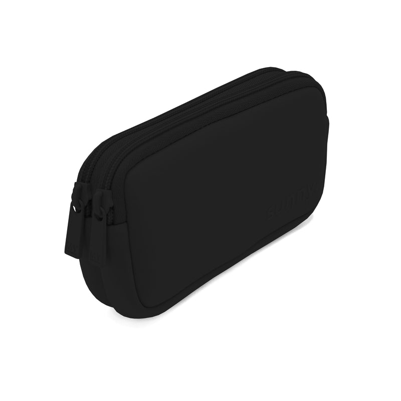 DOUBLE EYEGLASS CASE - BLACK