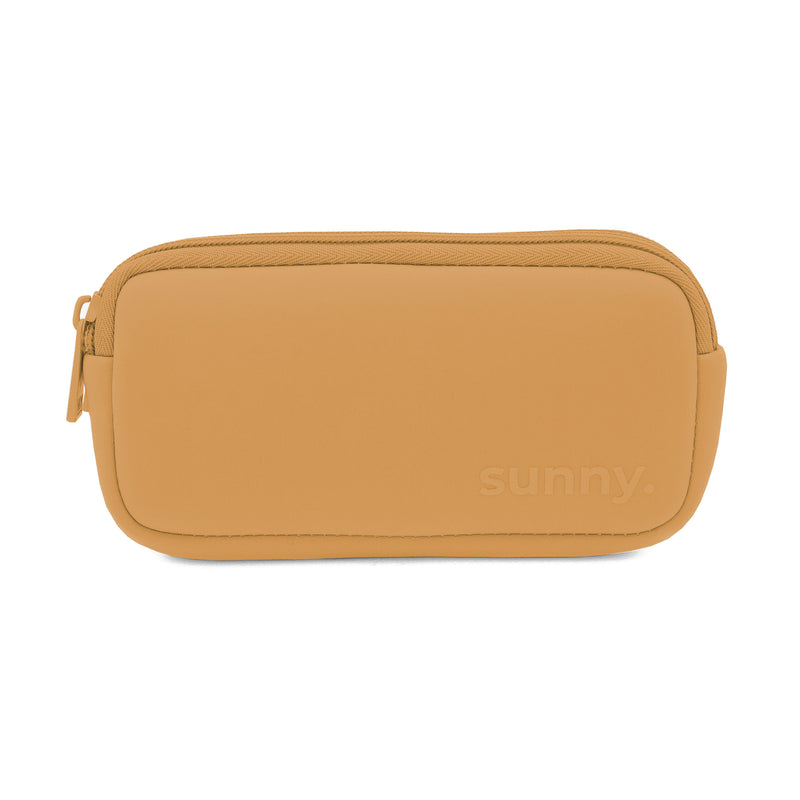 caramel double eyeglass case