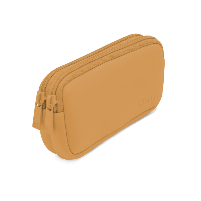 DOUBLE EYEGLASS CASE - CARAMEL