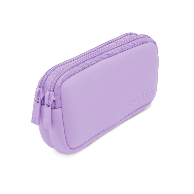 DOUBLE EYEGLASS CASE - ORCHID