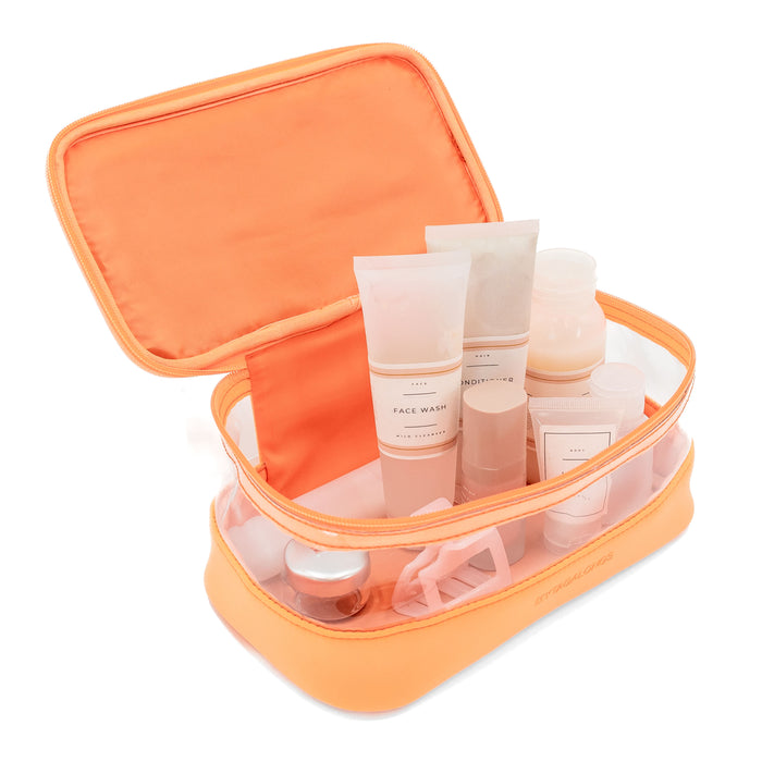 THE CLEAR TRAIN CASE