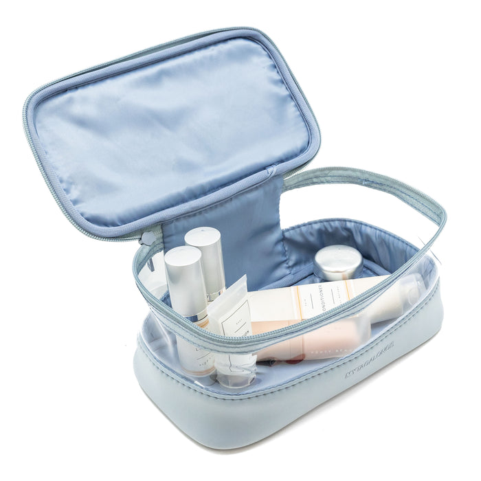 THE CLEAR TRAIN CASE