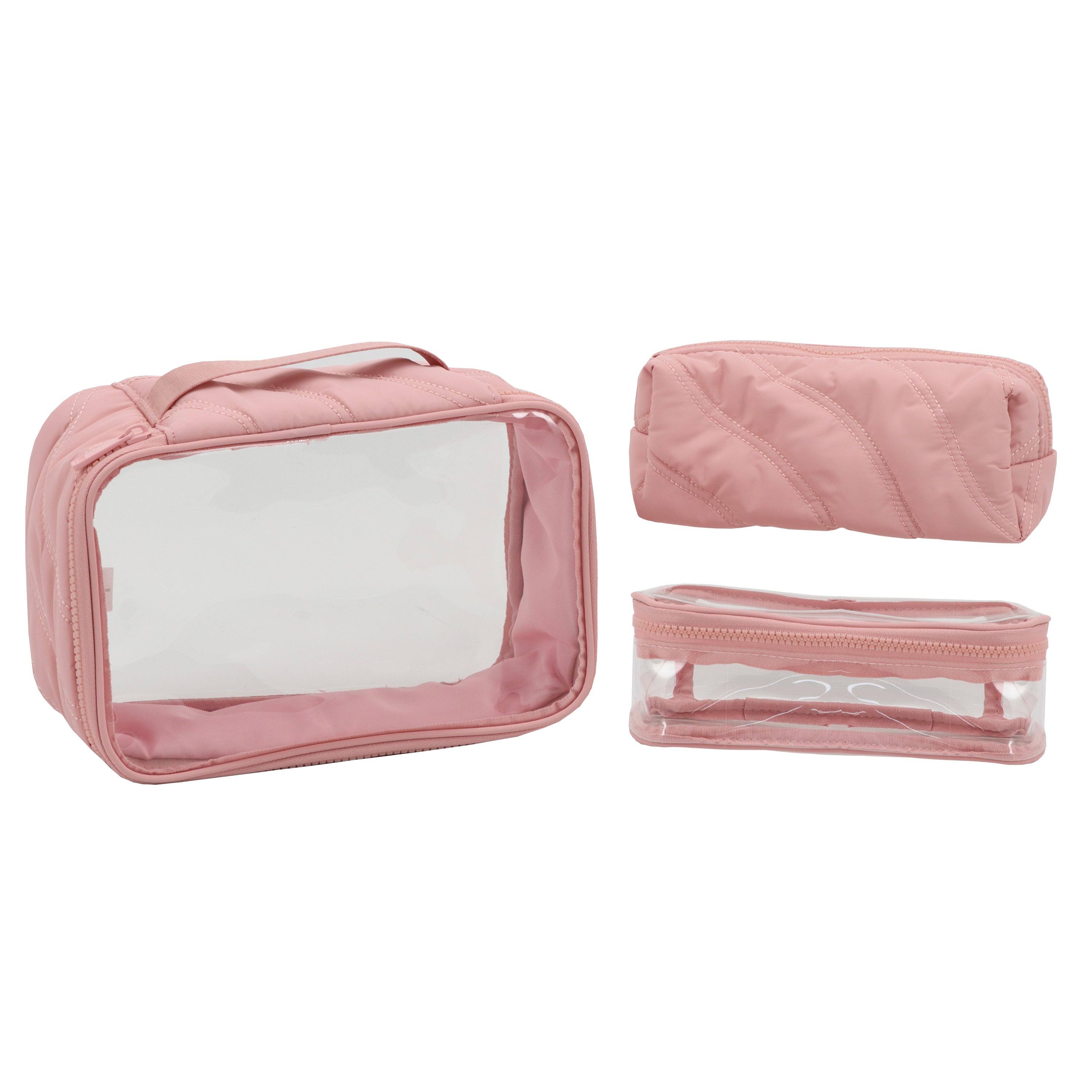 PUFFER SET OF 3 NESTED POUCHES