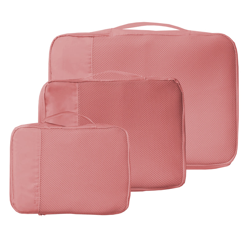 SET OF 3 PACKING PODS- DESERT ROSE