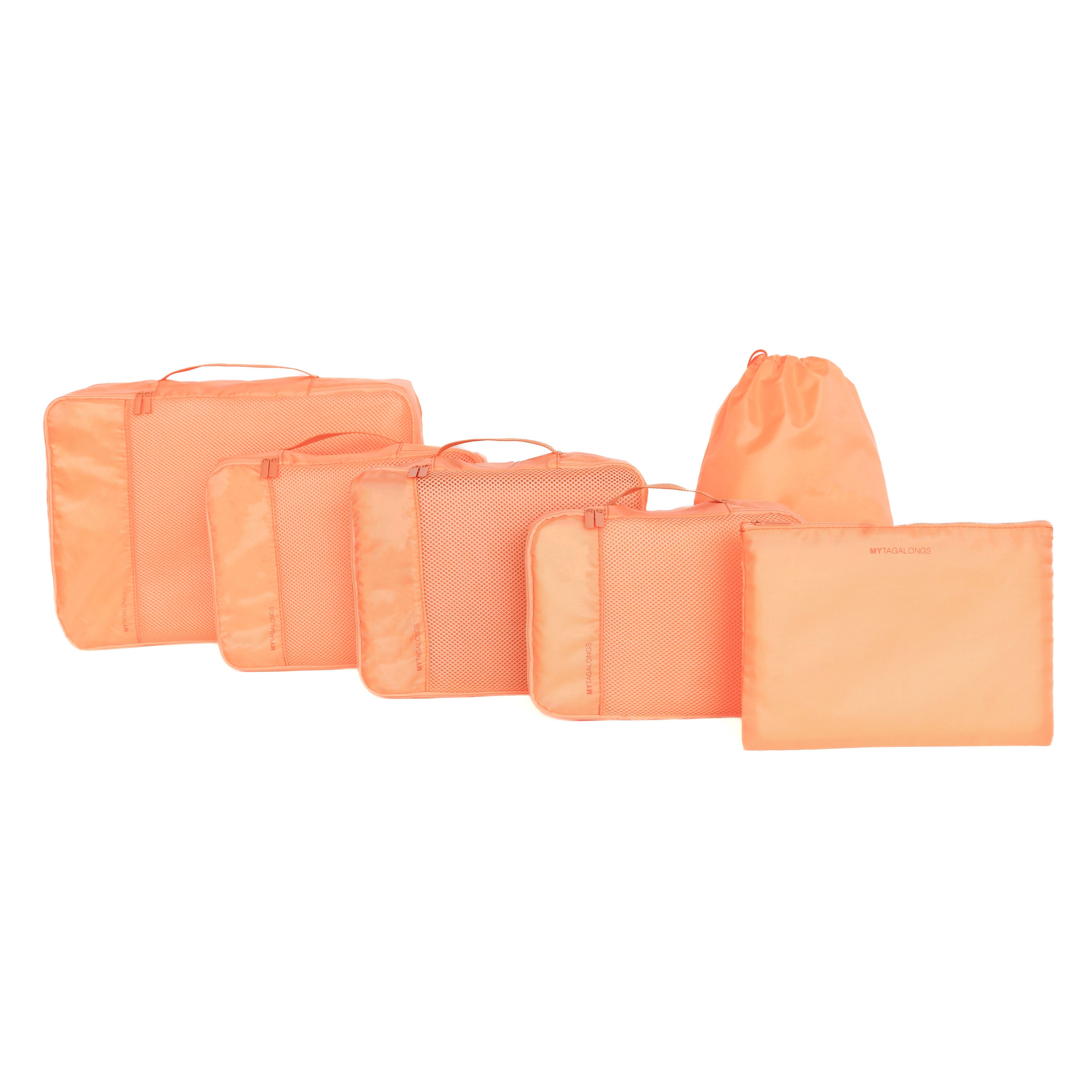 ORANGE SET OF 6 PACKING PODS