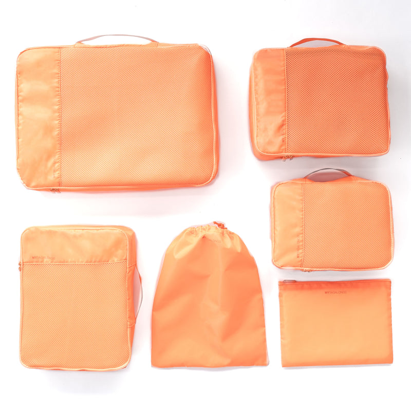 SET OF 6 PACKING PODS- APRICOT