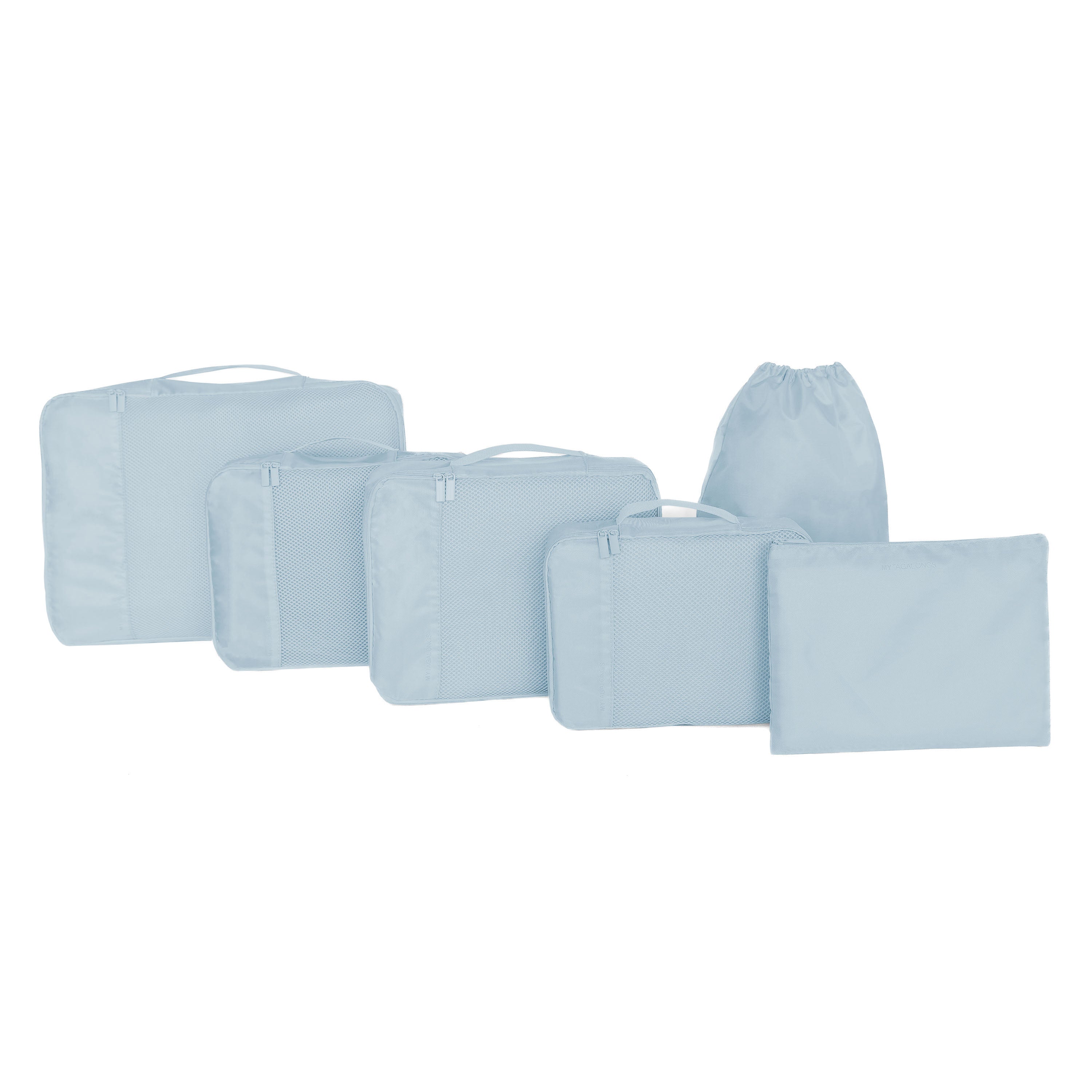 BLUE SET OF 6 PACKING PODS