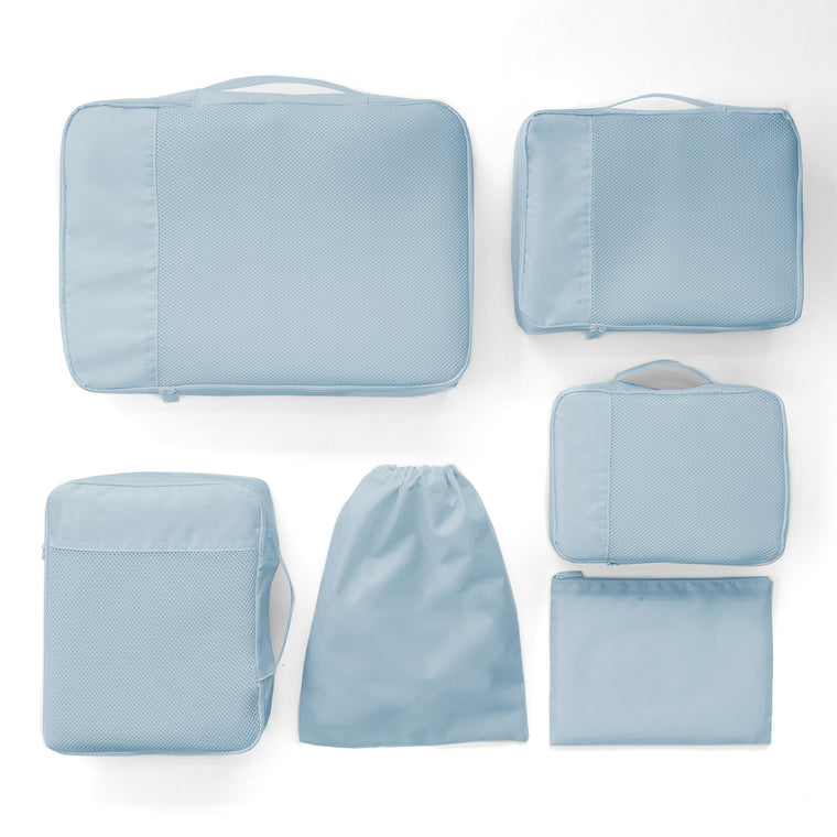 SET OF 6 PACKING PODS- ARCTIC ICE
