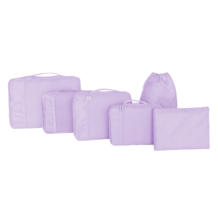 PURPLE LILAC SET OF 6 PACKING PODS