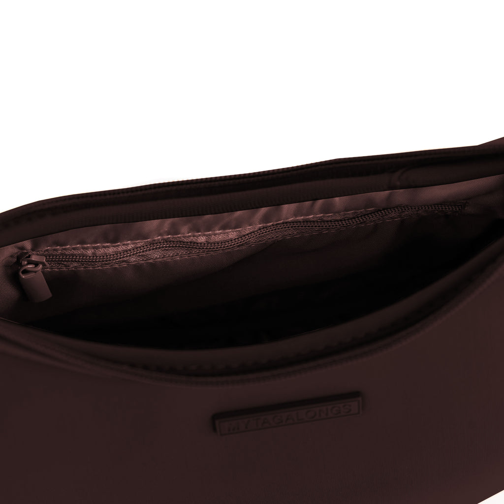 THE CRESCENT CROSSBODY - ESPRESSO – MYTAGALONGS