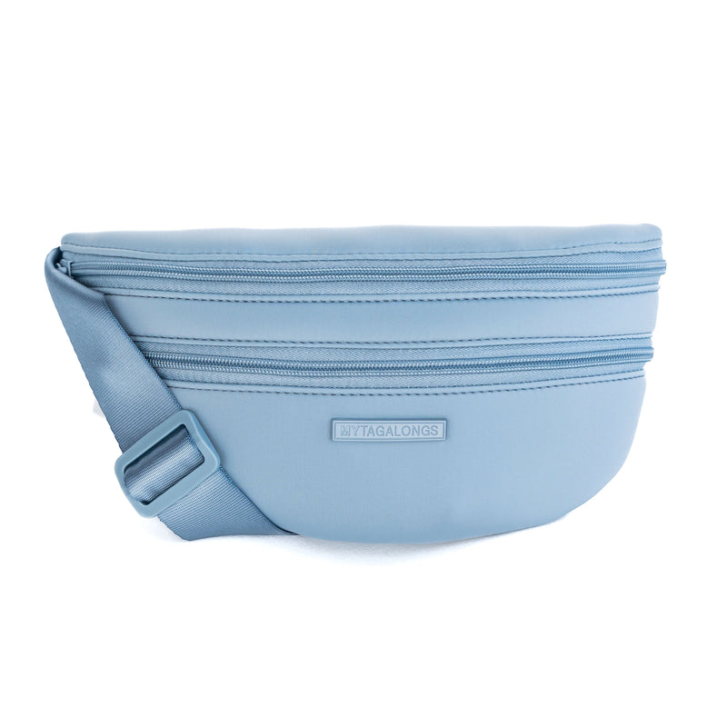 blue belt bag