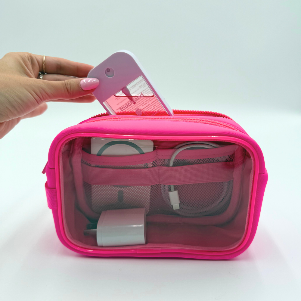 DOUBLE ZIPPER CLARITY CASE