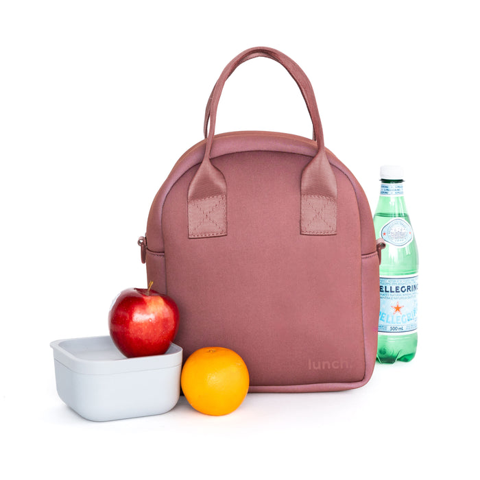 THE FOODIE TOTE WITH STRAP - DESERT ROSE