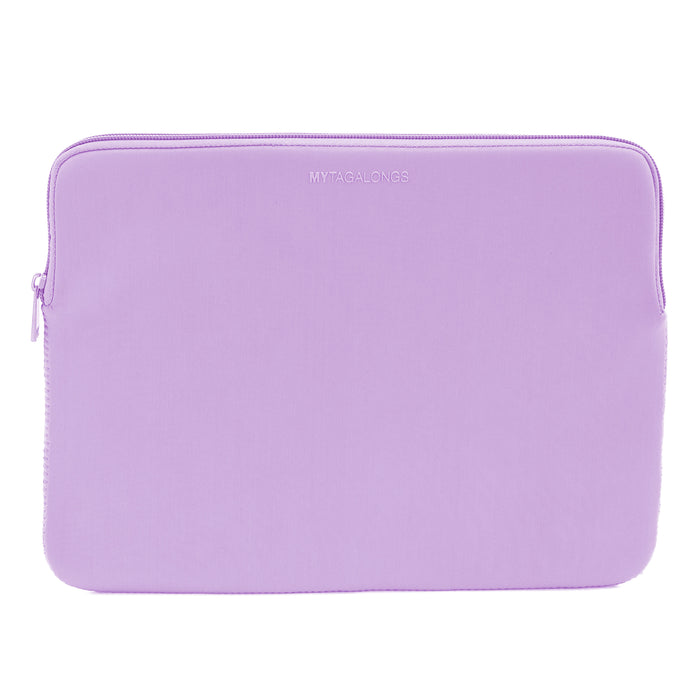 Purple neoprene laptop bag