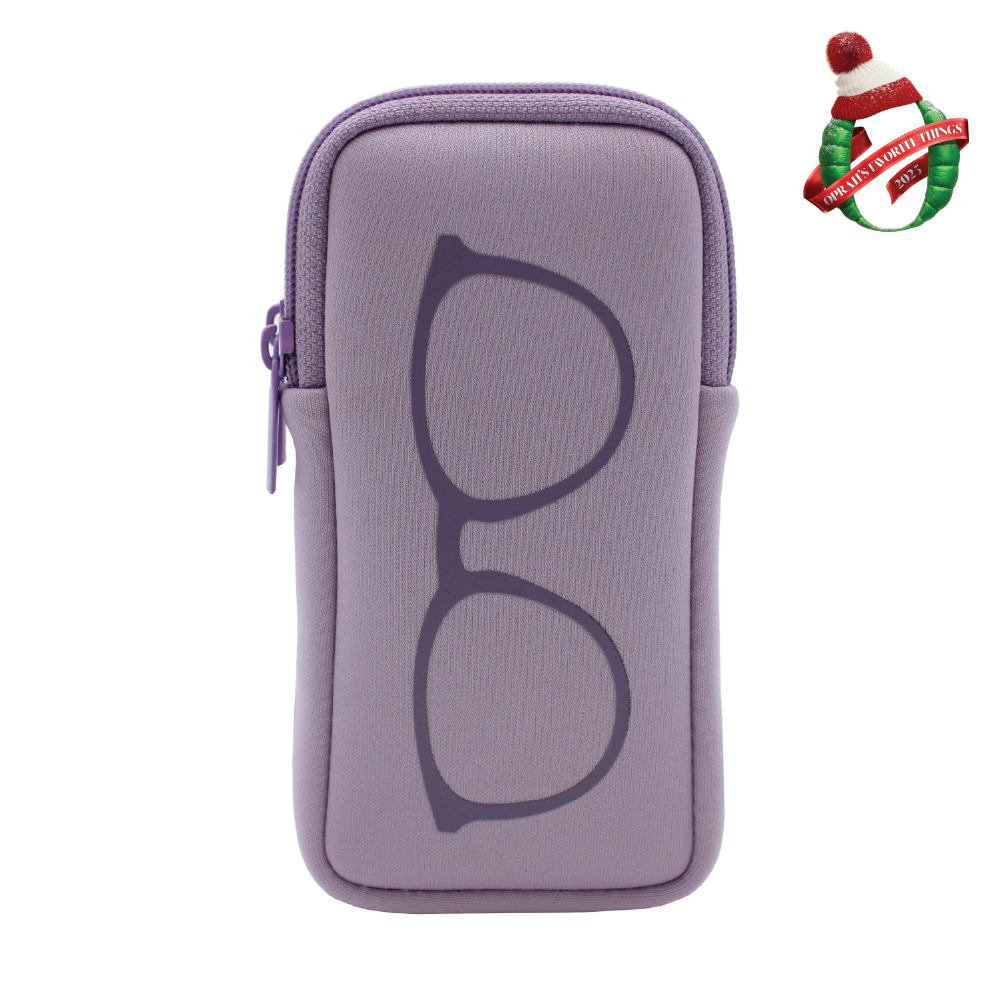 DOUBLE EYEGLASS CASE - LILAC