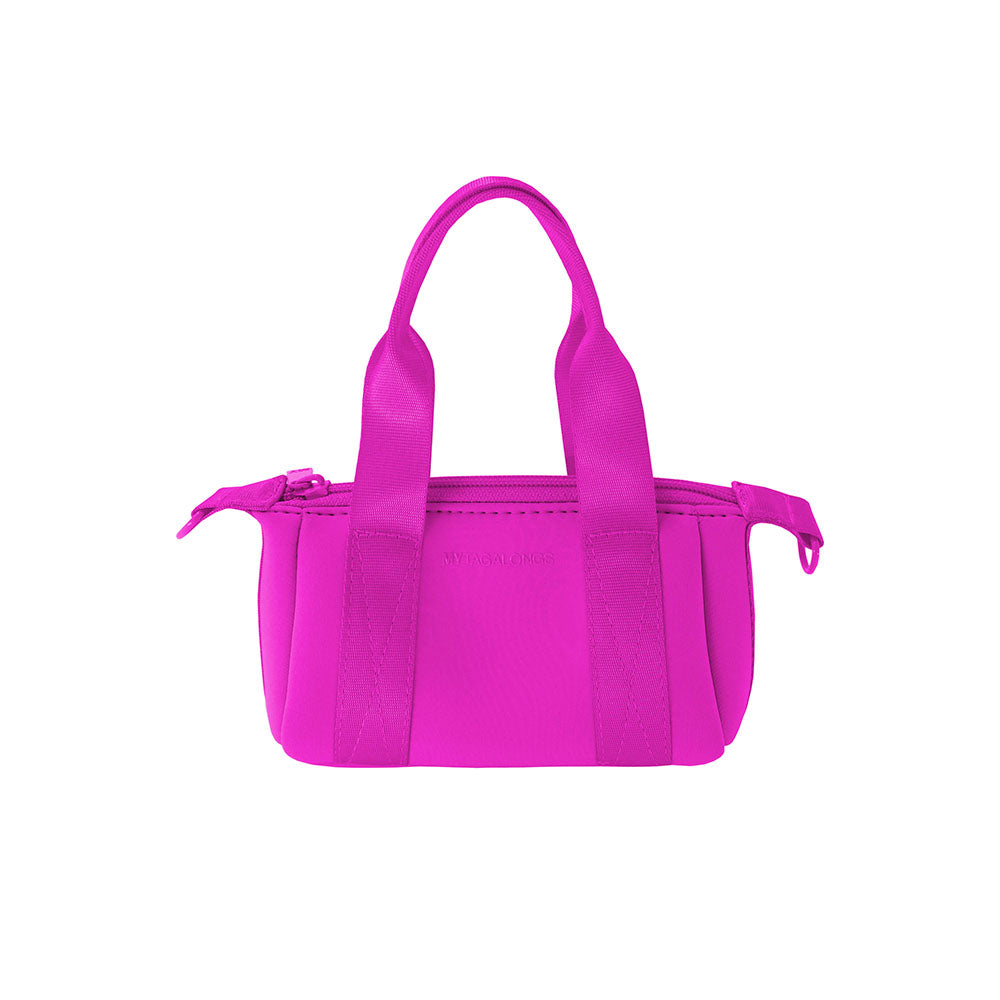 Berry Mini cross body tote bag with handles made of neoprene