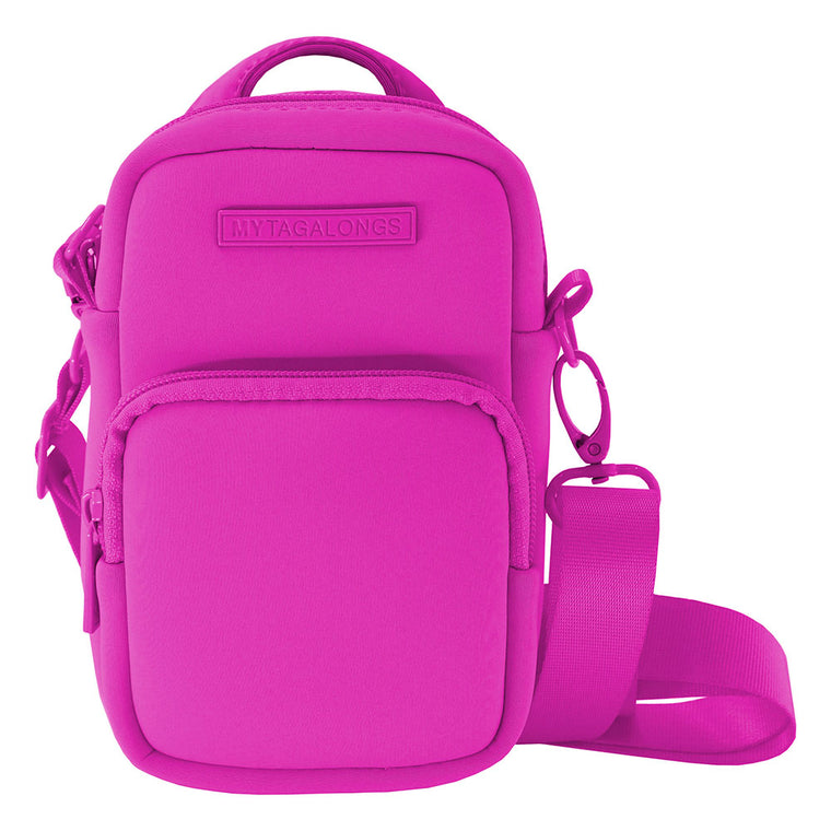 COMPACT CONVERTIBLE MINI CROSSBODY BAG / BELT BAG - EVERLEIGH BERRY