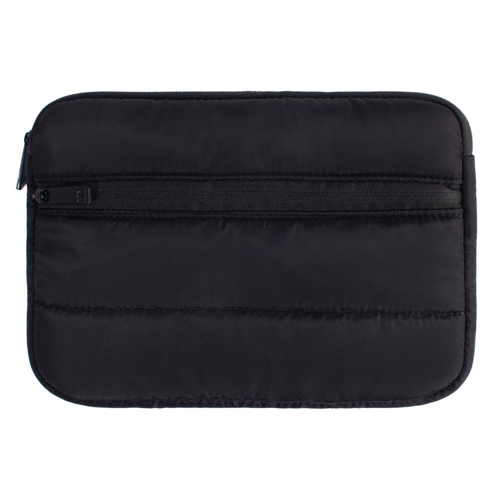 TECH ORGANIZING POUCH/ CHARGER CASE ANDCORD ORGANIZER - RECYCLED COLLECTION BLACK