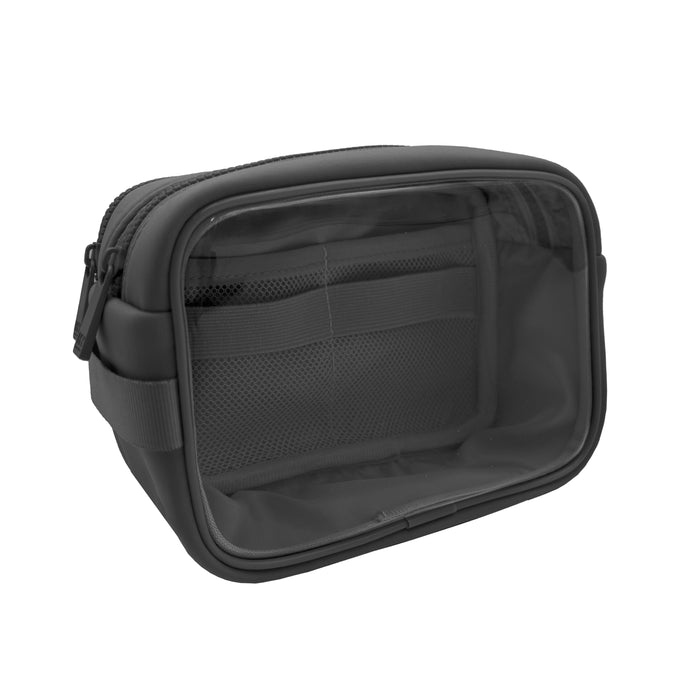 DOUBLE ZIPPER CLARITY CASE