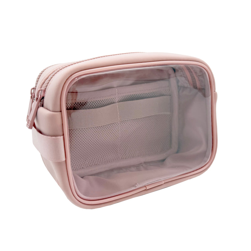 DOUBLE ZIPPER CLARITY CASE