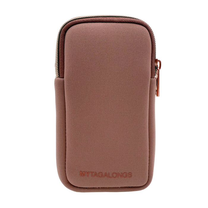 DOUBLE EYEGLASS CASE - BLUSH/ROSE GOLD