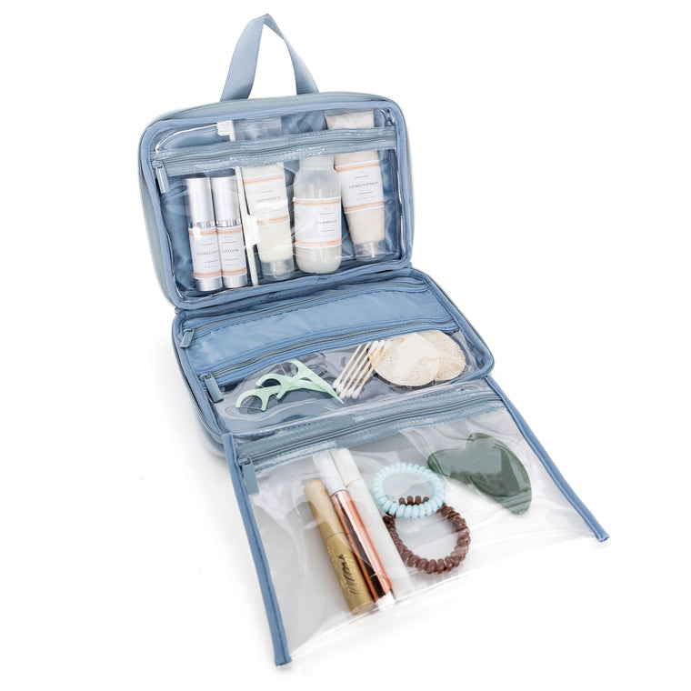 THE HANGING TOILETRY CASE - ARCTIC ICE