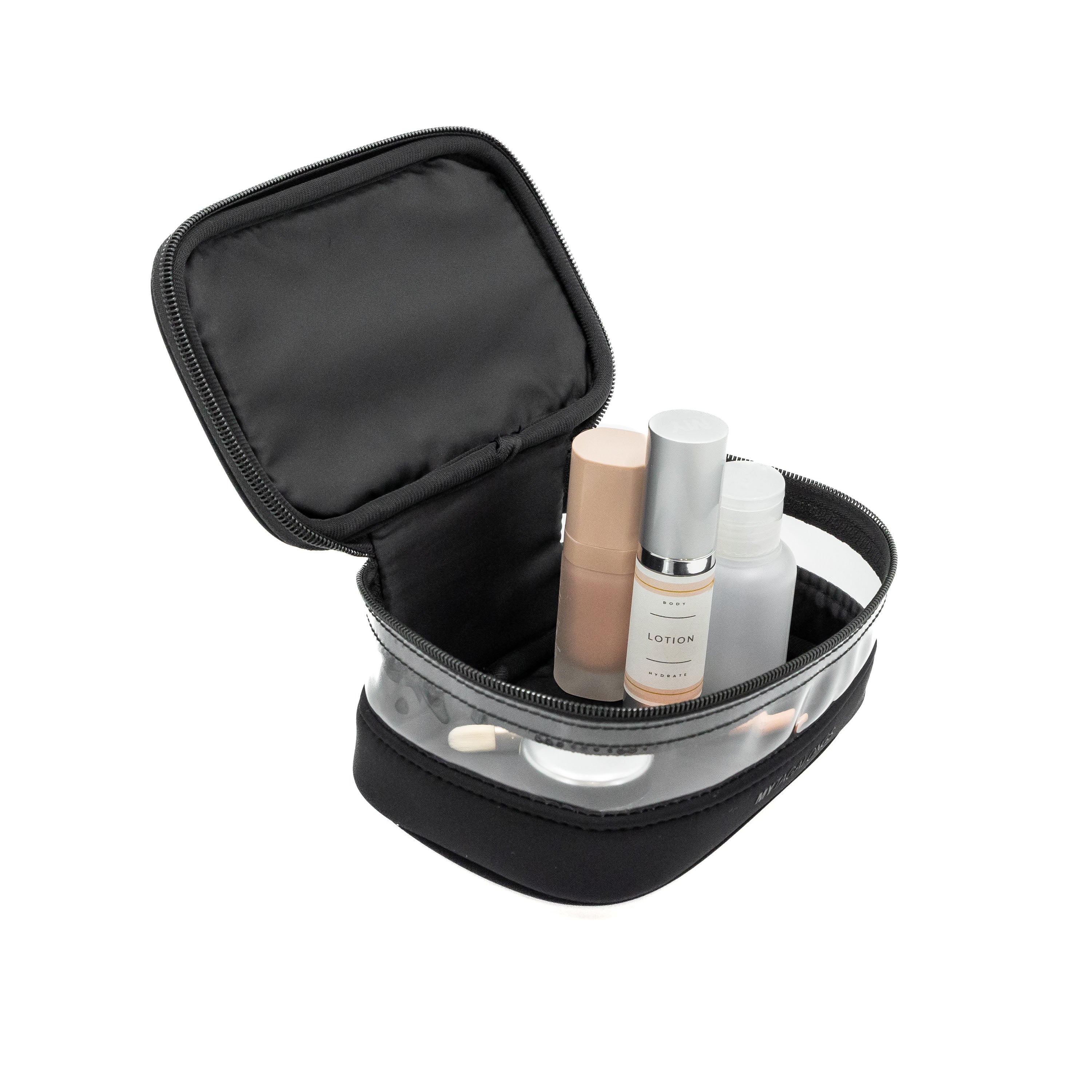 MINI CLEAR TRAIN CASE