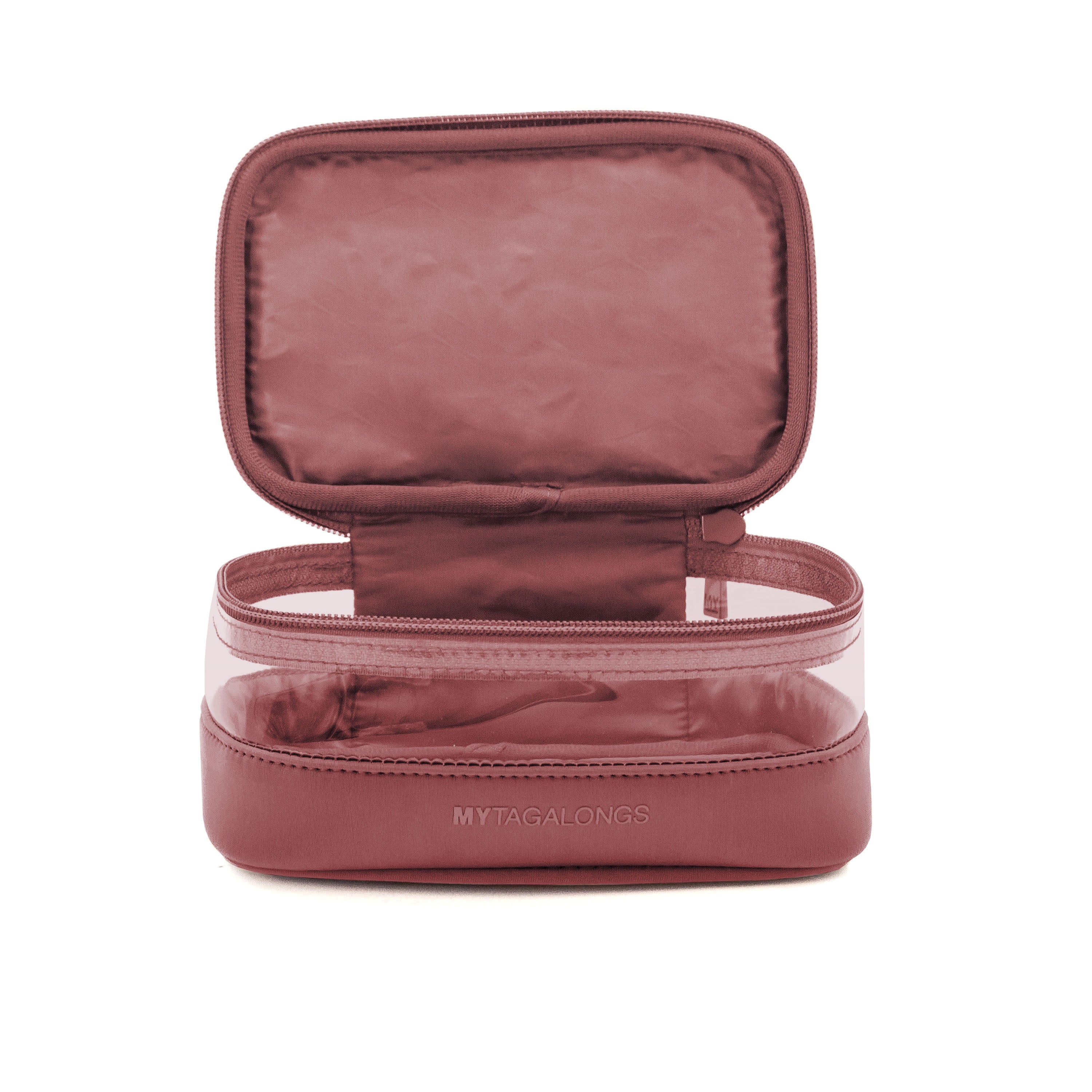 MINI CLEAR TRAIN CASE