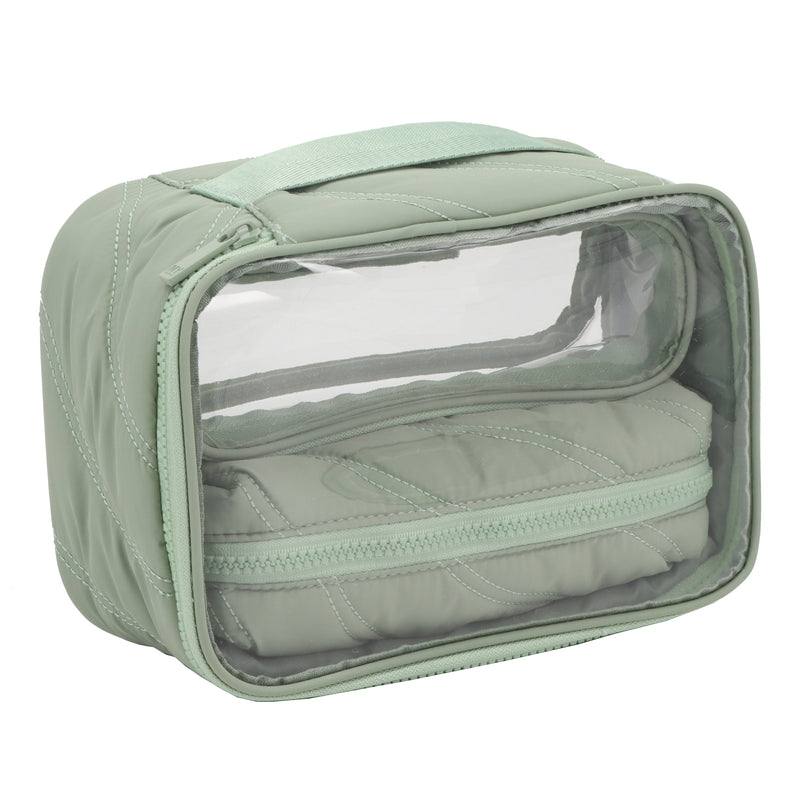 PUFFER SET OF 3 NESTED POUCHES