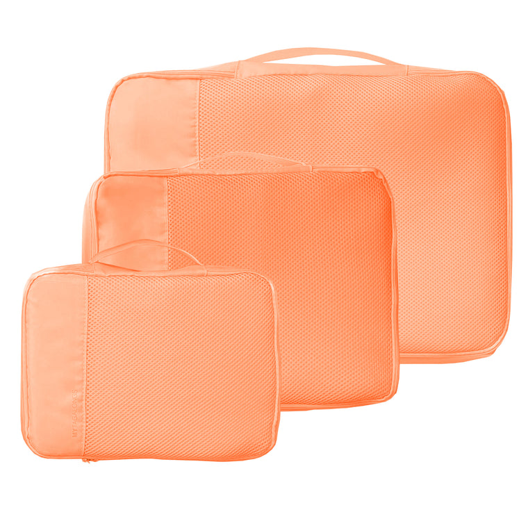 SET OF 3 PACKING PODS- APRICOT