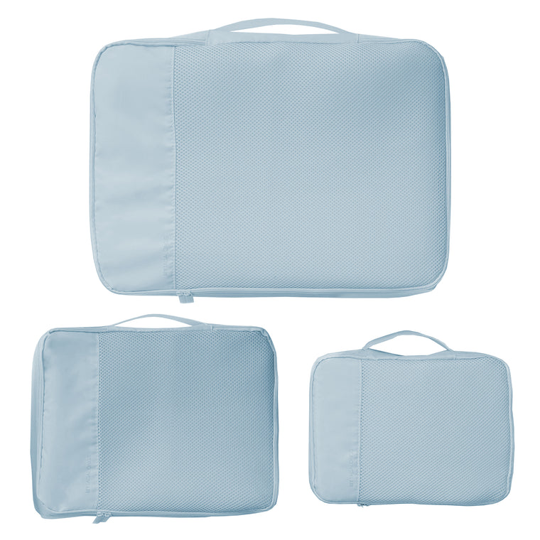 SET OF 3 PACKING PODS- ARCTIC ICE
