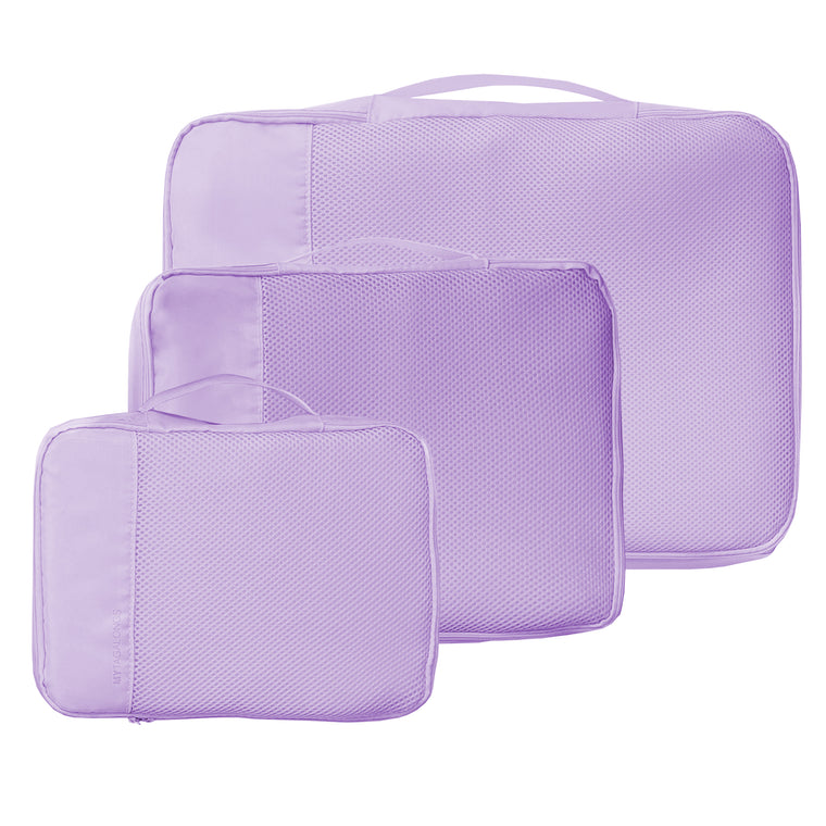 SET OF 3 PACKING PODS- ORCHID