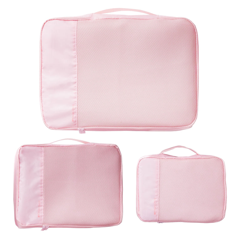 SET OF 3 PACKING PODS- SOFT PINK
