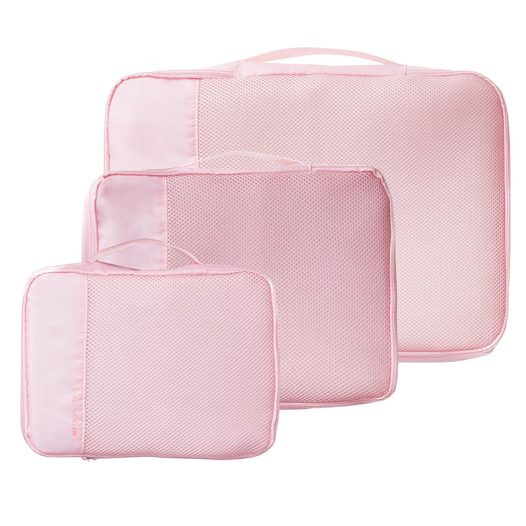 SET OF 3 PACKING PODS- SOFT PINK