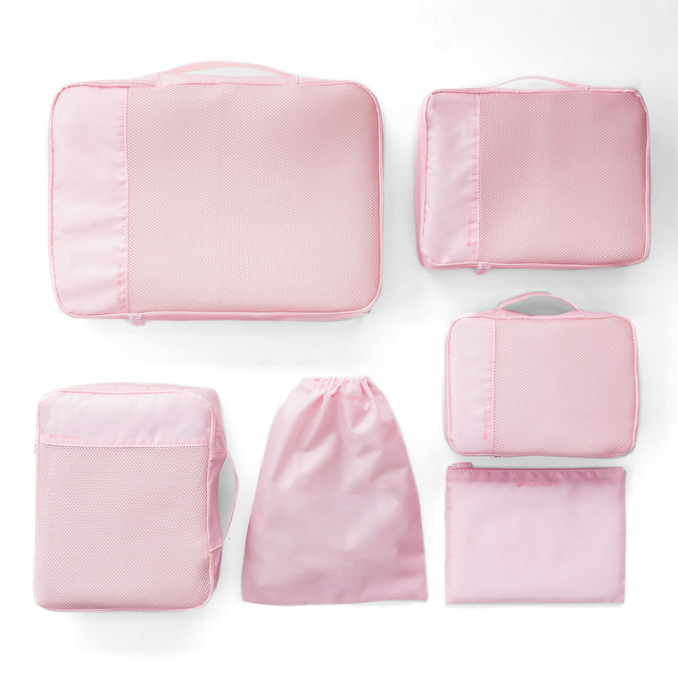 SET OF 6 PACKING PODS- SOFT PINK