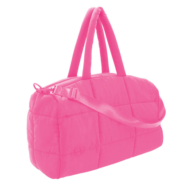 THE CLOUD DUFFLE - NEON PINK