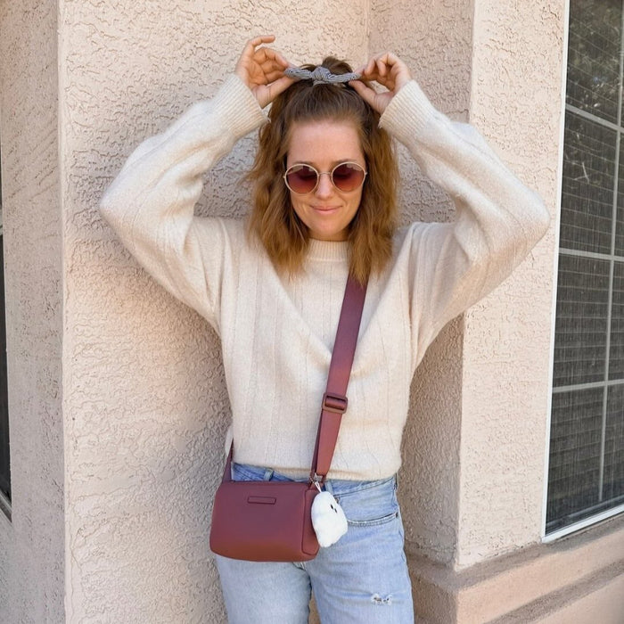 THE LORIE CROSSBODY - DESERT ROSE