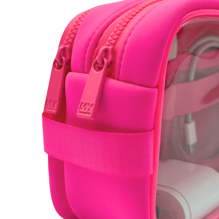 DOUBLE ZIPPER CLARITY CASE