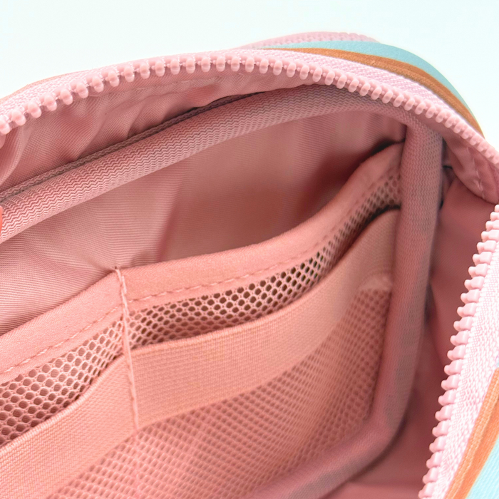 DOUBLE ZIPPER CLARITY CASE