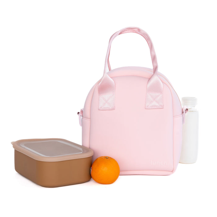 THE FOODIE TOTE WITH STRAP - SOFT PINK