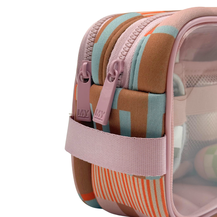 DOUBLE ZIPPER CLARITY CASE