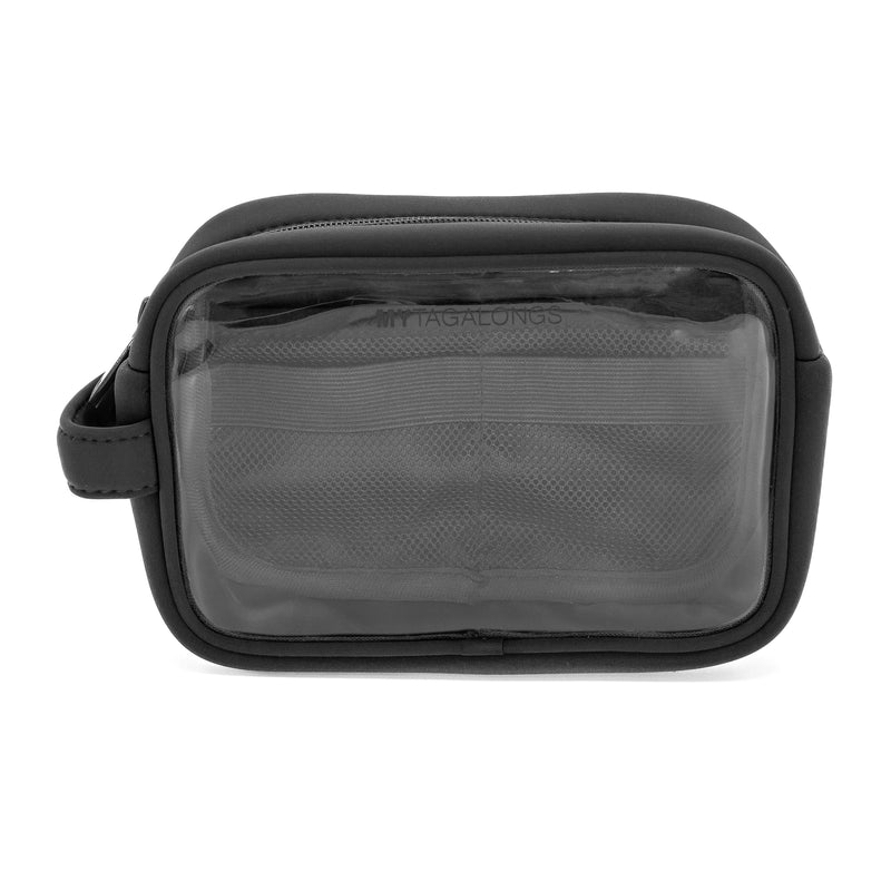 Convenient black charger pouch made of neoprene