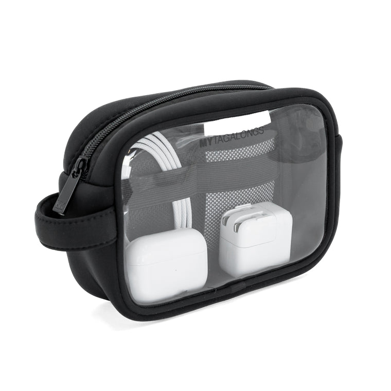 THE CLEAR CABLE ORGANIZER - BLACK
