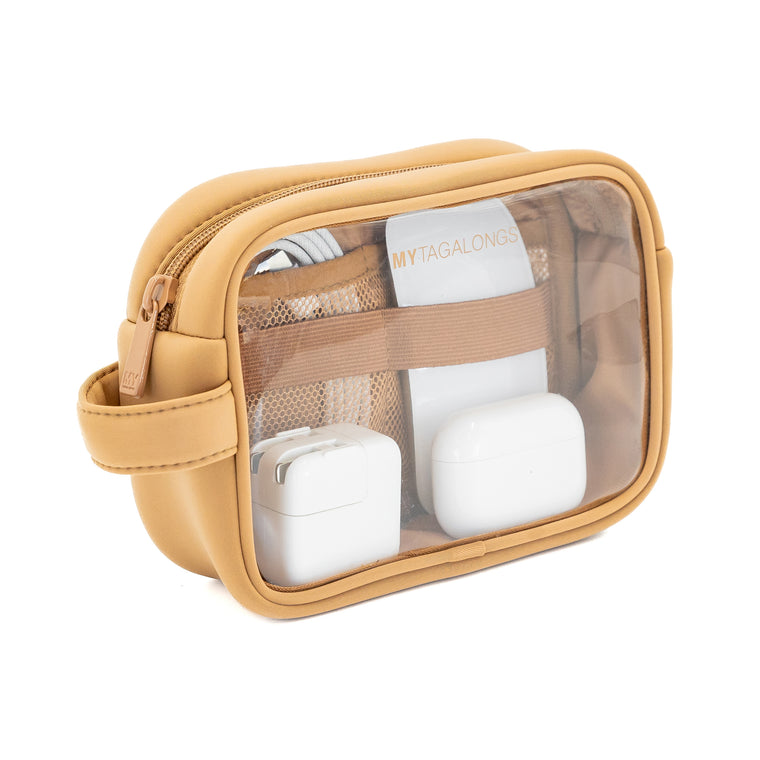THE CLEAR CABLE ORGANIZER -CARAMEL