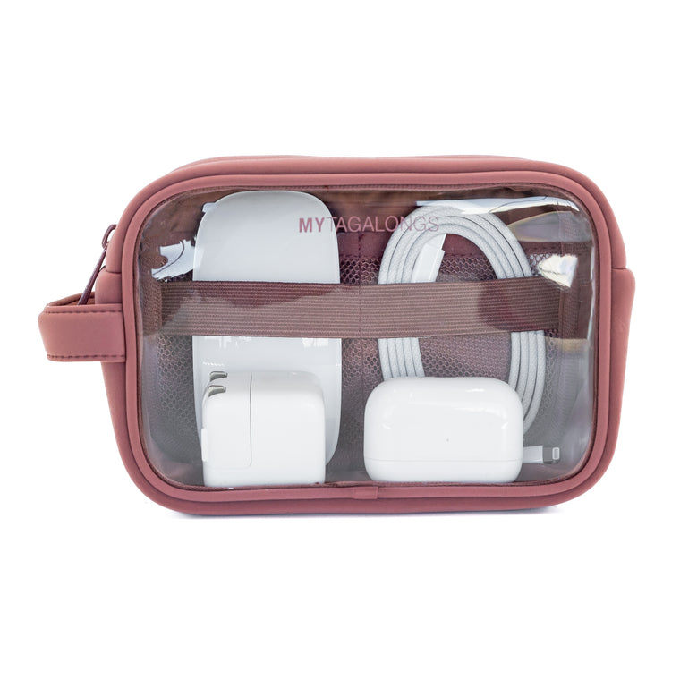 THE CLEAR CABLE ORGANIZER - DESERT ROSE