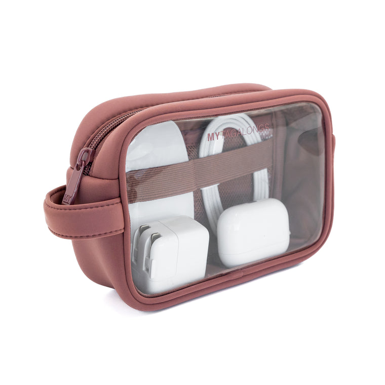 THE CLEAR CABLE ORGANIZER - DESERT ROSE